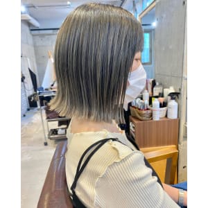 《kitin吉祥寺》オリーブグレージュ　ボブ