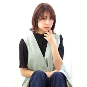 大人ガーリーな外ハネボブ【くびれヘア ミルクティーベージュ】 - march?【マルシェ】掲載中