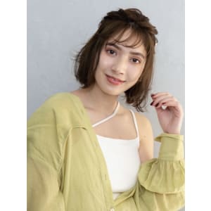 三軒茶屋_レディース_ショート_ボブ_ヘアアレンジ_小顔
