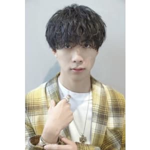 緩め波パーマ