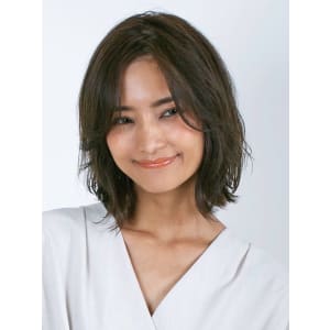 三軒茶屋_レディース_ミディアム_オリーブベージュ_ボブ_ - HAIR & MAKE EARTH 三軒茶屋店【ヘアメイクアース サンゲンヂャヤテン】掲載中