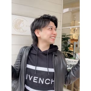 柏木佑介くん刈り上げマッシュウルフアップバングメンズカット