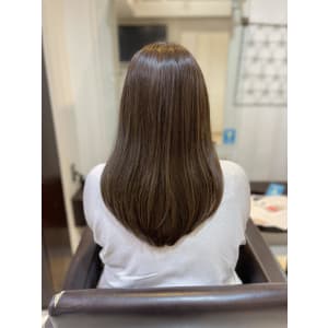 美髪ベージュカラー