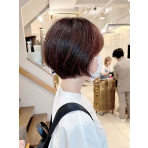 大人ガーリーショートボブチョコレートプリカールモードヘア横浜 - Neolive aim 横浜店【ネオリーブアイムヨコハマテン】掲載中