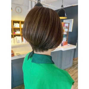 丸みショート　20代　30代　40代