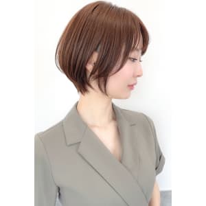 大人可愛いナチュラルショート