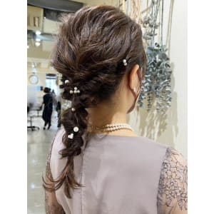 【ジュレベール 松田】編みおろしヘアセット