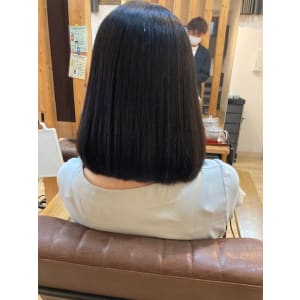 髪質改善データ　（縮毛矯正）