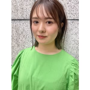 【Des.Art天神赤坂】顔まわりレイヤー/外ハネ/ミニボブ