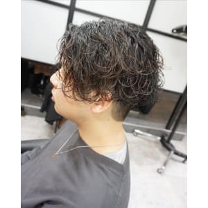 メンズ波巻きパーマスタイル