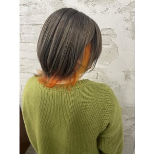 インナーカラーアプリコットオレンジ - prize 表参道/原宿店【プライズ】【プライズ オモテサンドウハラジュクテン プライズ】掲載中