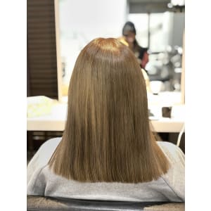 ブリーチ毛対応★酸性ストレート