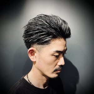 【オールバックスタイル】