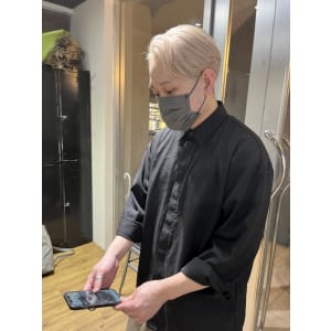 大人可愛いチョコレートモードプリカール外はねボブハイライト