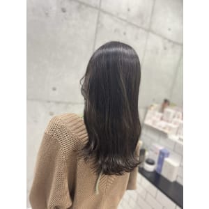 黒染めを使わないダークトーンカラー