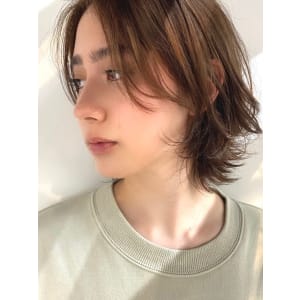 ショートウルフ レイヤーカット オレンジベージュ - CELL【セル】掲載中