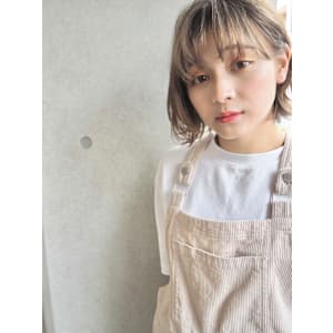 【 t o t . 】シースルーバングxミニボブ☆