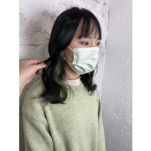 イヤリングカラーグリーン