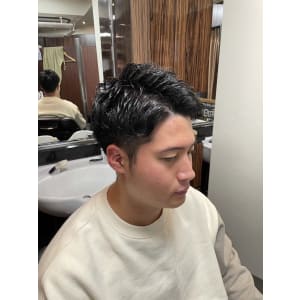 スパイラルパーマ(理容室/メンズ/barber shop新宿