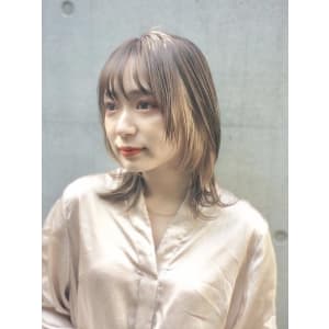 ボブルフ　イヤリングカラー　インナーカラー