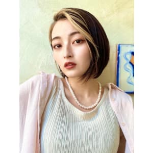 ミストバング　フェイスフレーミング　ミニボブ