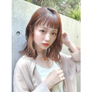 2021 　夏　イヤリングカラー　インナーカラー