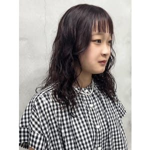 ナチュラルパーマミディ【池袋美容室　uchla】