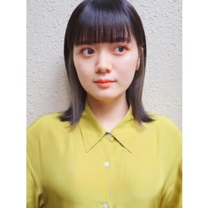 外ハネボブ 切りっぱなしミディ インナーカラー - W by GRITTERs【ダブルバイグリッター】掲載中