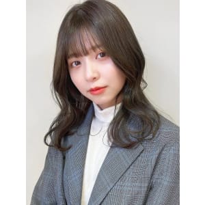 韓国ヘア　ヨシンモリ　くびれレイヤーカット　　