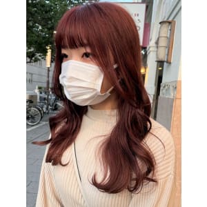 大人っぽ透明感カラー♪チェリーレッドブラウン