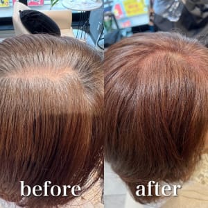 脱白髪染めハイライト/白髪にお悩みの方に/30代40代50代