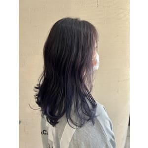 【MICHI refre店　佐藤彩】ブルーバイオレットカラー