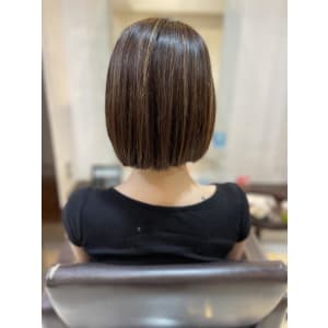 酸性ストレートはハイライトでも出来ます
