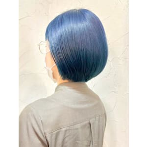 【Reir下北沢】*フレンチボブ+ネイビーブルー*
