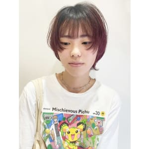 ショートウルフ【池袋美容室　uchla】