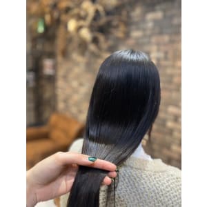 髪質改善レイヤー大人可愛い20代30代40代黒髪ストレート暗