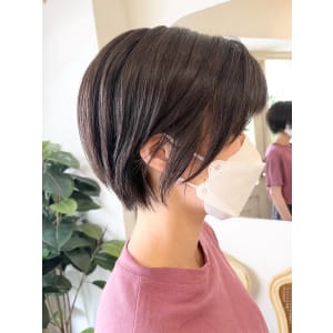 髪質改善縮毛矯正ストレートショートボブ毛を柔らかくできます
