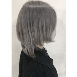 ウルフカット×グレージュ