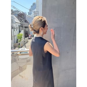 大人可愛いチョコレートモードプリカール外はねボブハイライト