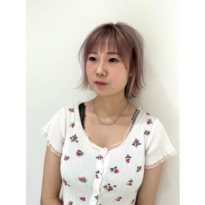 【寺本】外ハネピンクベージュ！