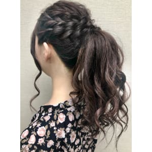 アレンジポニーテール