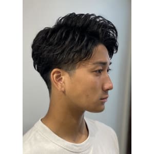 大人メンズ黒髪ビジネスパーマ 刈り上げ7:3 - ドルクス日本橋【ドルクス ニホンバシ】掲載中