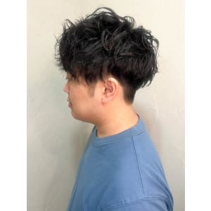 【Reir下北沢】*メンズマッシュパーマ+ツーブロック*