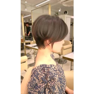 大人可愛い小顔ひし形クビレ丸みボブ20代30代大人ショート