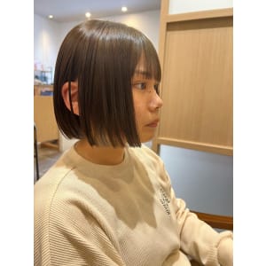顎ギリギリBOB - 半個室型美容室 Sourire 九産大前店【ハンコシツガタビヨウシツ スーリール キュウサンダイマエテン】掲載中