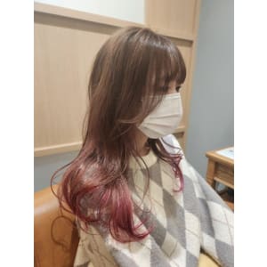 ぴーんく - 半個室型美容室 Sourire 九産大前店【ハンコシツガタビヨウシツ スーリール キュウサンダイマエテン】掲載中