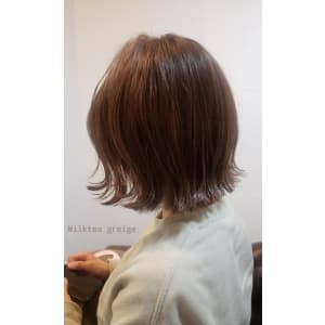 ボブ×ミルクティグレイジュ