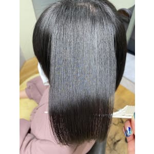 斜めバング/グレージュカラー/デザインカラー/学芸大学