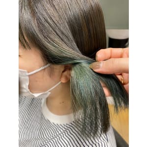 斜めバング/グレージュカラー/デザインカラー/学芸大学 - calm by liko 学芸大学【カーム バイ リコ ガクゲイダイガク】掲載中