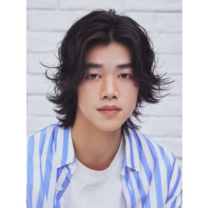 センターパート×ロング - HAIR & MAKE EARTH 浦添店【ヘアメイクアース ウラソエテン】掲載中